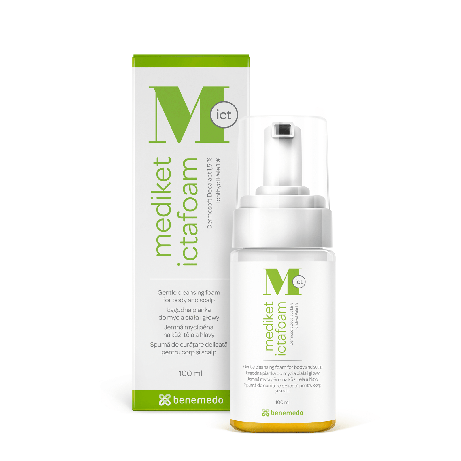 Ictafoam MEDIKET Ictafoam prausimosi putos, 100 ml - Image 1