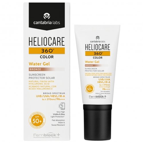 heliocare-360-water-gelis-spf50-bronze-50-ml-202505161530370 HELIOCARE 360 Water gelis SPF50+ (Bronze), 50 ml - Image 1