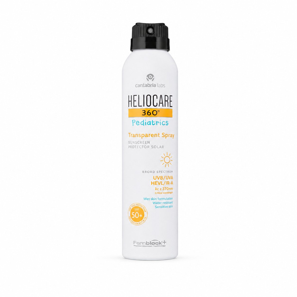 HELIOCARE 360 Pediatrics Transparent purškiama apsauginė priemonė vaikams SPF50+, 200 ml - Image 1