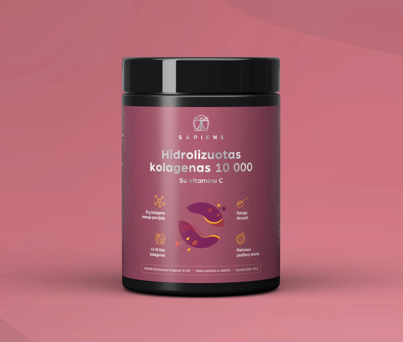 1494_photo_xl Sapiens Grynas kolagenas (su vit. C) - Image 1