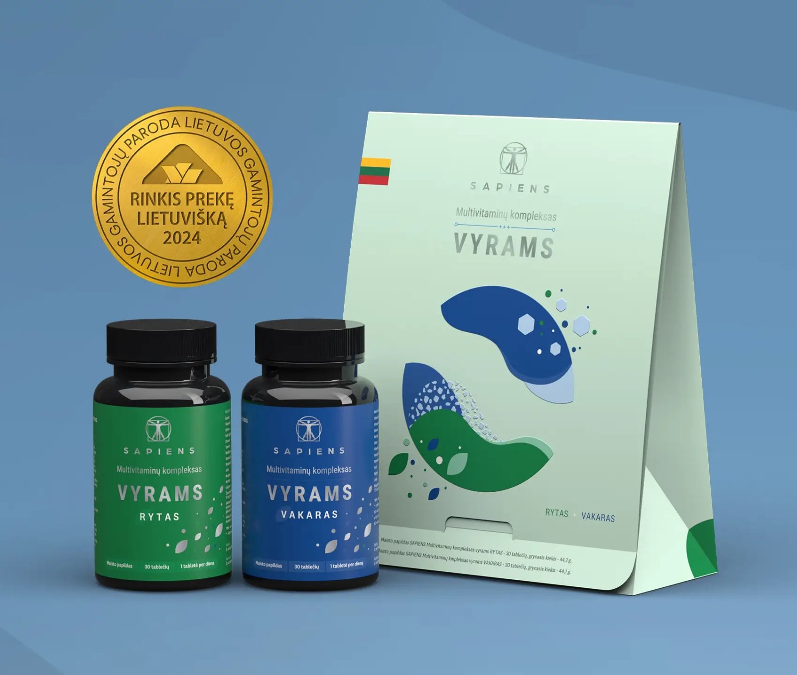 1699_photo_xl Sapiens Multivitaminų kompleksas Vyrams - Image 1