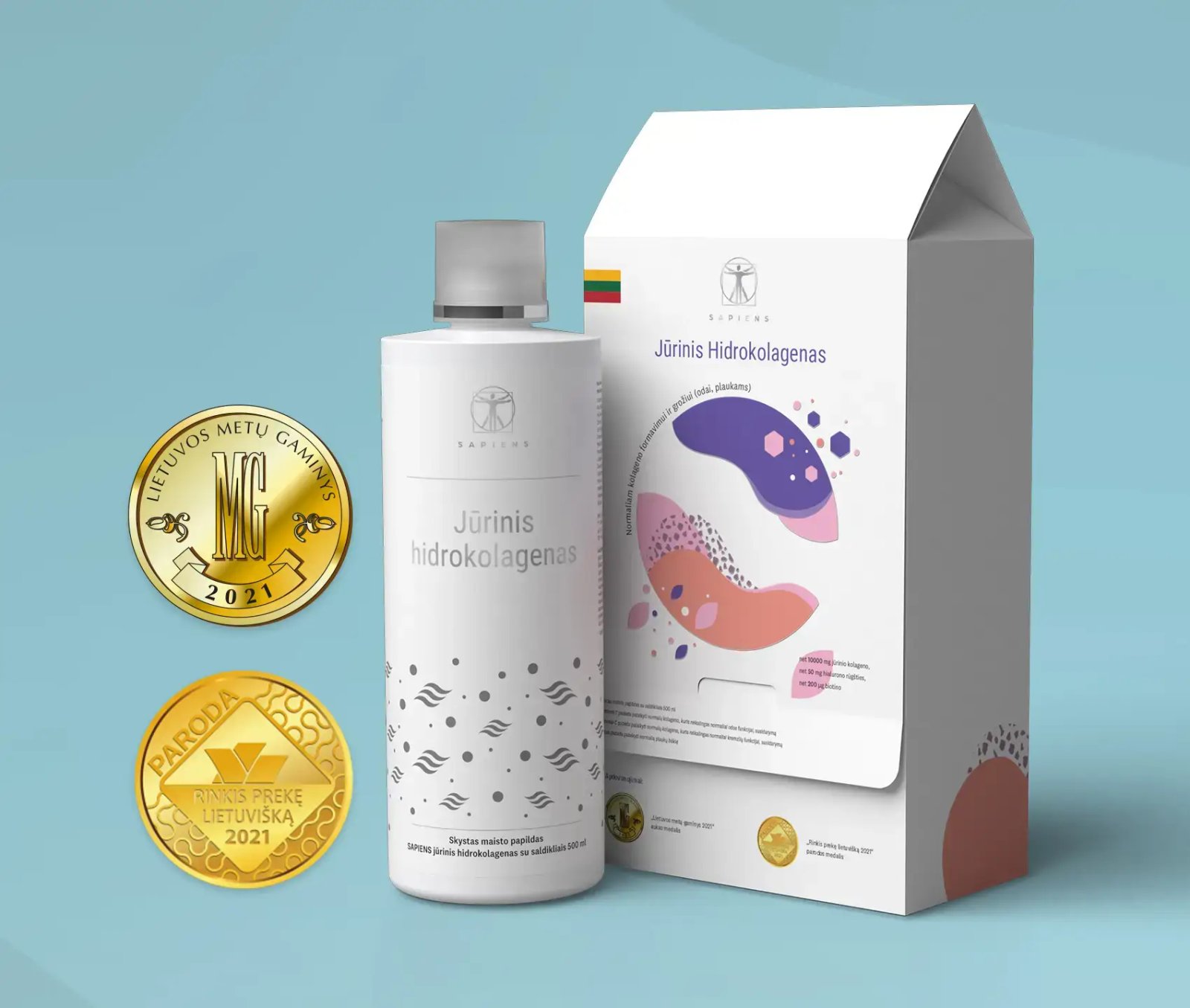 1994_photo_xl Sapiens Jūrinis Hidrokolagenas (su hialuronu) - Image 1