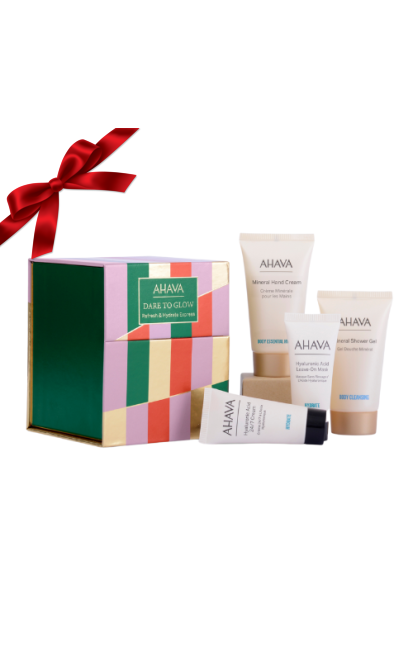 ahava-dare-to-glow-refresh-and-hydrate-express-rinkinys-413x672 Ahava Dare To Glow Refresh & Hydrate Express Dovanų Rinkinys - Image 1