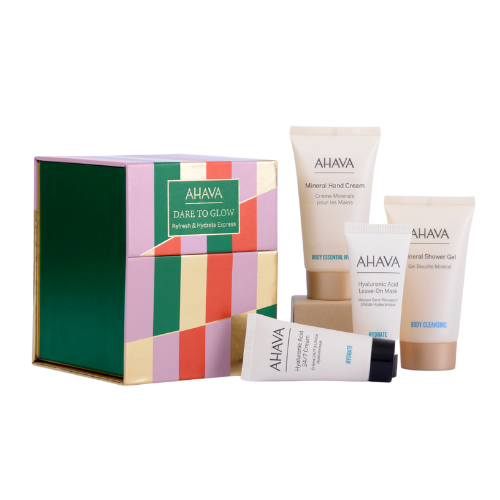 ahava-dare-to-glow-refresh-and-hydrate-express-rinkinys-500x500 Ahava Dare To Glow Refresh & Hydrate Express Dovanų Rinkinys - Image 1