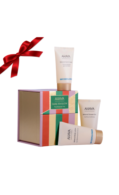 ahava-dare-to-glow-the-minerals-trio-dovanu-rinkinys-413x672 Ahava Dare To Glow The Minerals Trio Dovanų Rinkinys - Image 1