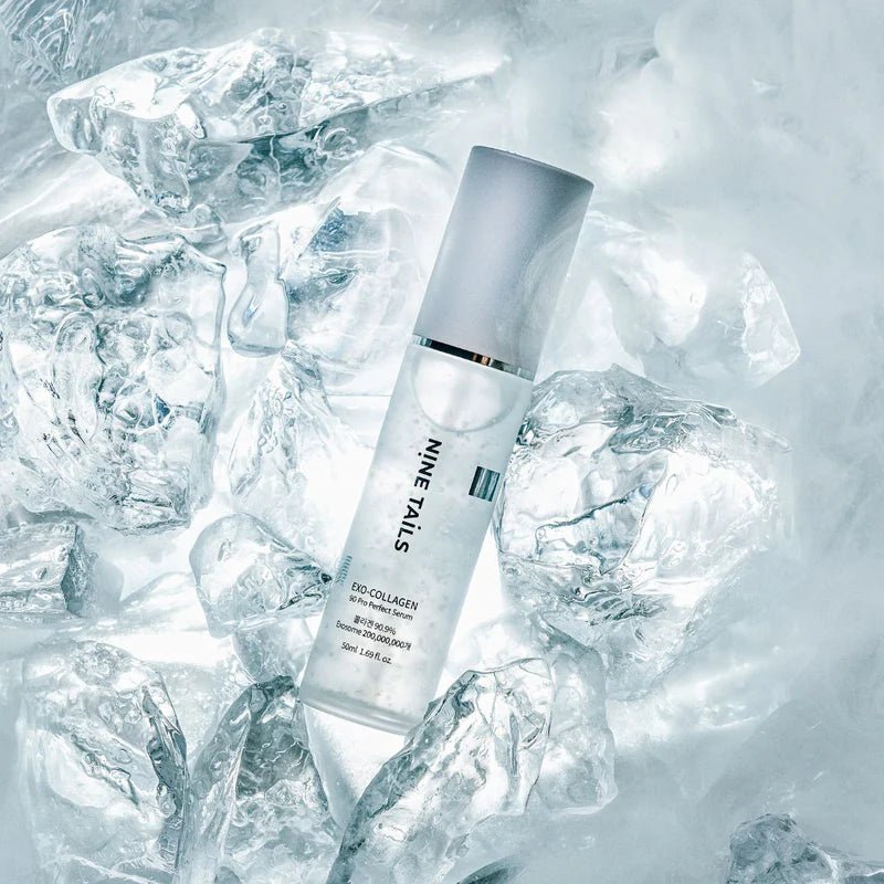 NINE TAILS EXO-COLLAGEN 90 Pro Perfect Serum – veido serumas su EXO kolagenu ir peptidais, 50 ml - Image 2