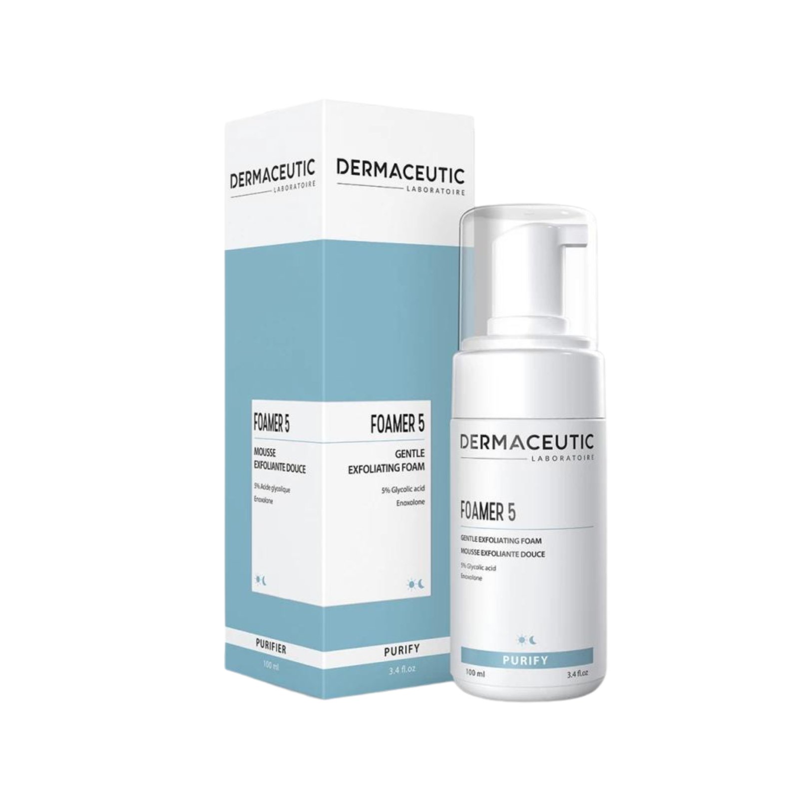 DERMACEUTIC FOAMER prausiklis su 5% glikolio rūgštimi DERMACEUTIC FOAMER prausiklis su 5% glikolio rūgštimi - Image 1