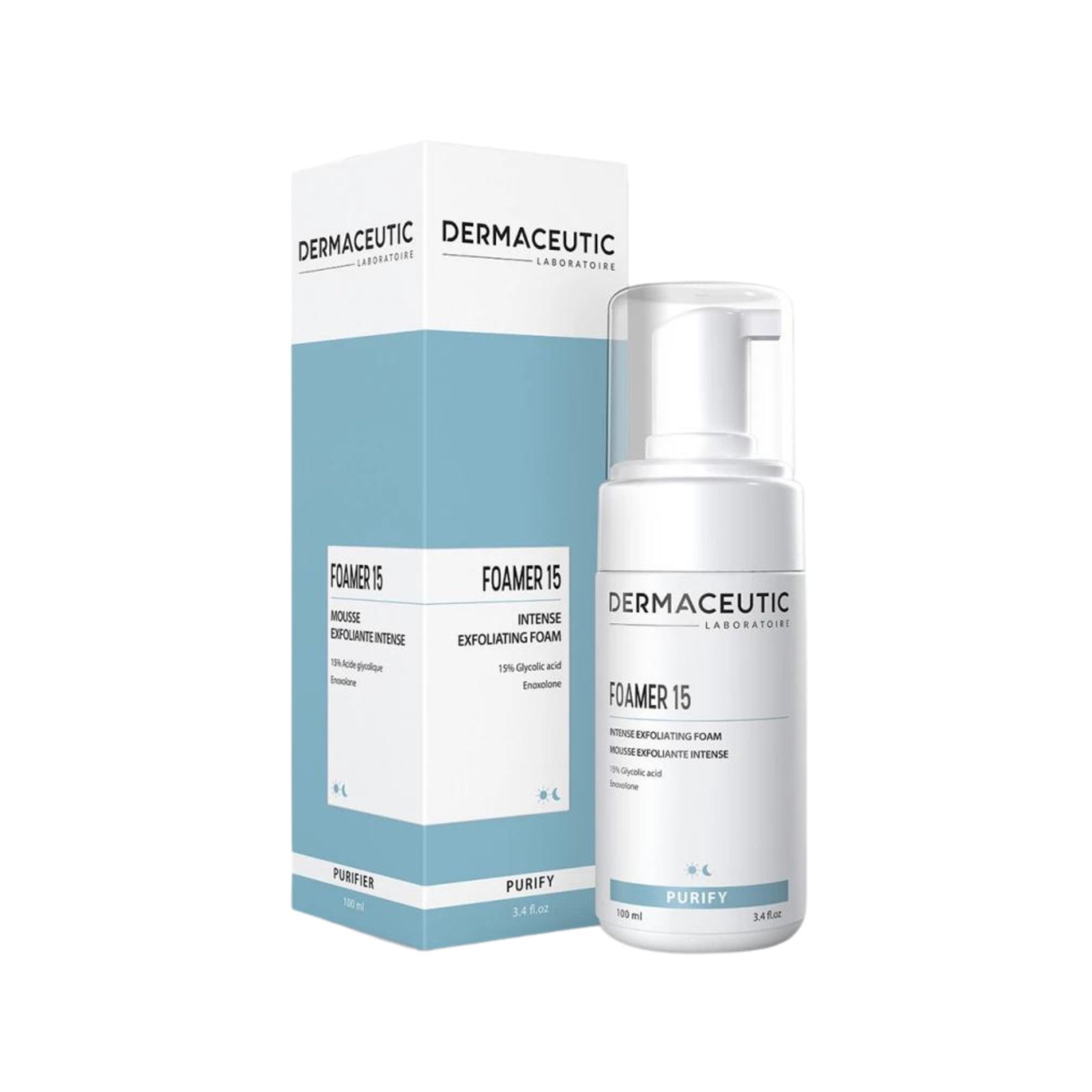 DERMACEUTIC FOAMER prausiklis su 15% glikolio rūgštimi DERMACEUTIC FOAMER prausiklis su 15% glikolio rūgštimi - Image 1