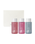 AnillO Rosy Night & Shower Time Travel Shower Kit – kelioninis kūno ir plaukų priežiūros rinkinys