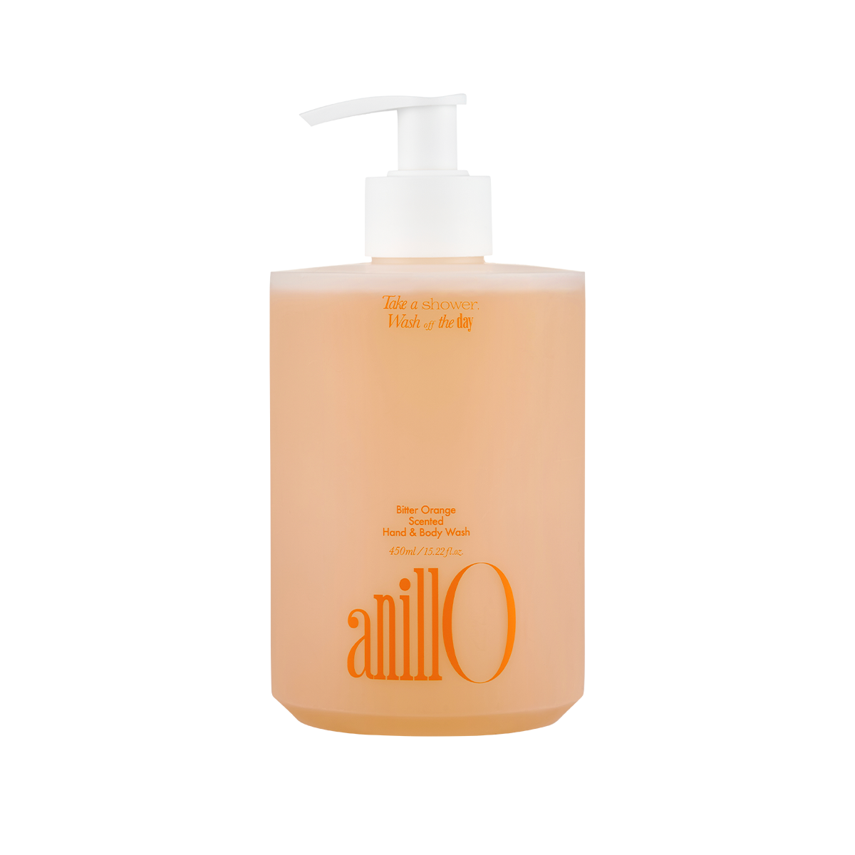 AnillO Bitter Orange Scented Hand & Body Wash – kūno ir rankų prausiklis, 450 ml - Image 1