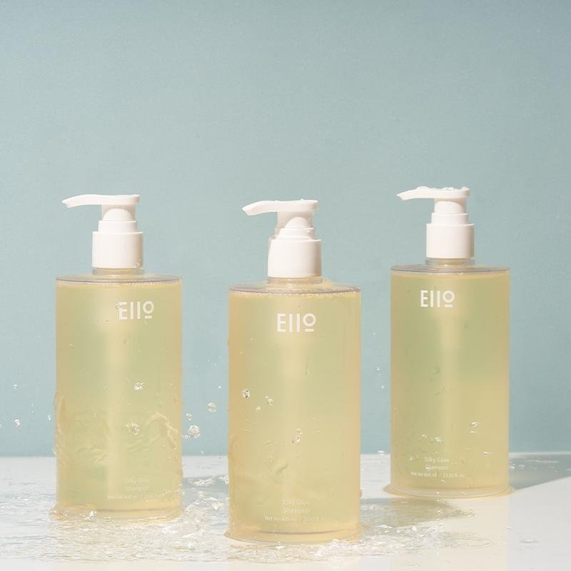 EIIO Silky Glow valomasis šampūnas su žemo molekulinio svorio baltymais., 400 ml - Image 2