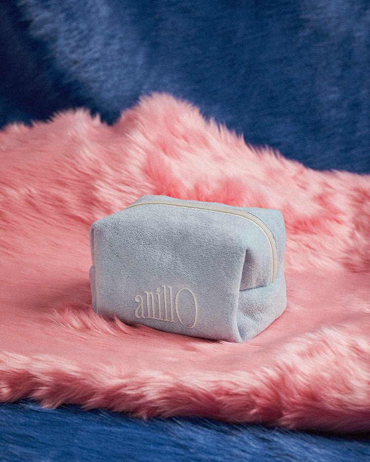 AnillO Blue Terry Pouch – kosmetinė - Image 2