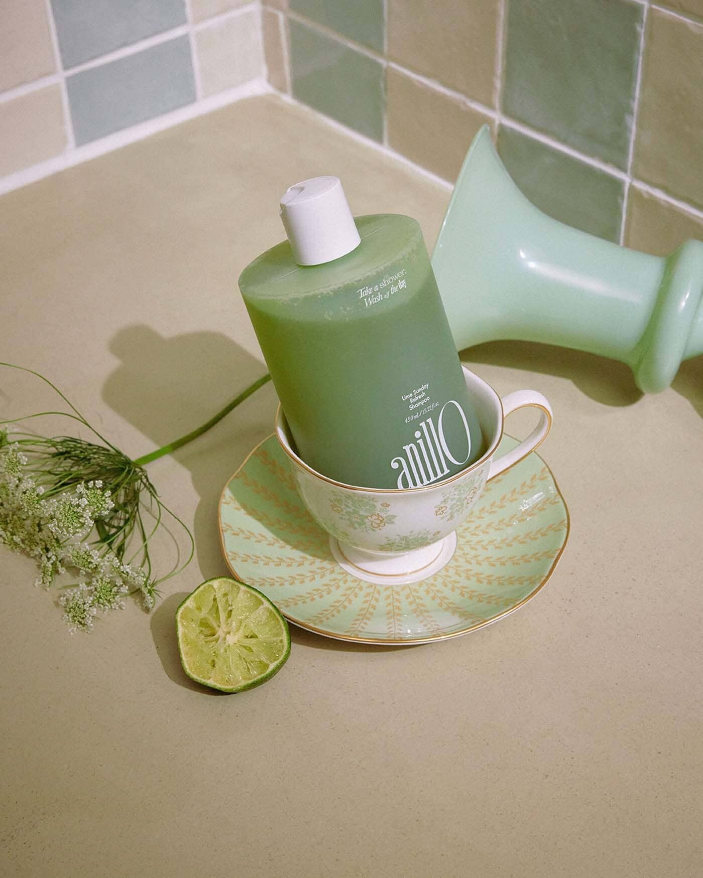 AnillO Lime Sunday Everyday Refresh Duo - šampūnas ir kondicionierius - Image 2