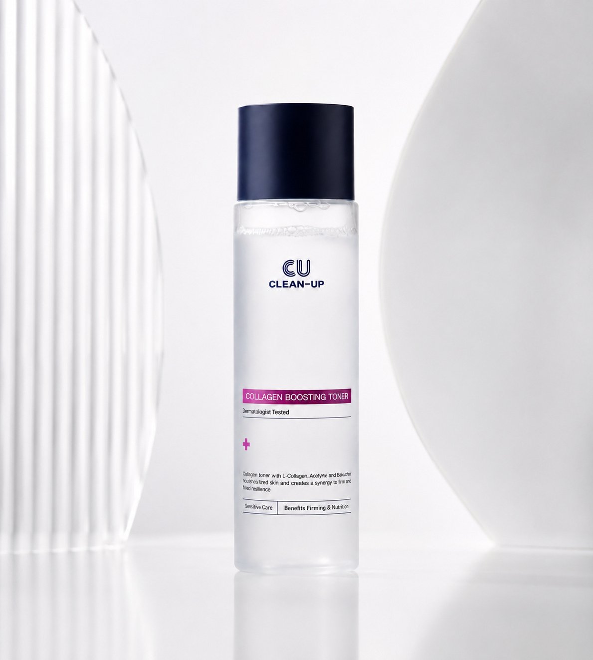 CUSKIN CLEAN-UP veido tonikas su kolagenu, visiems odos tipams, 200 ml - Image 1