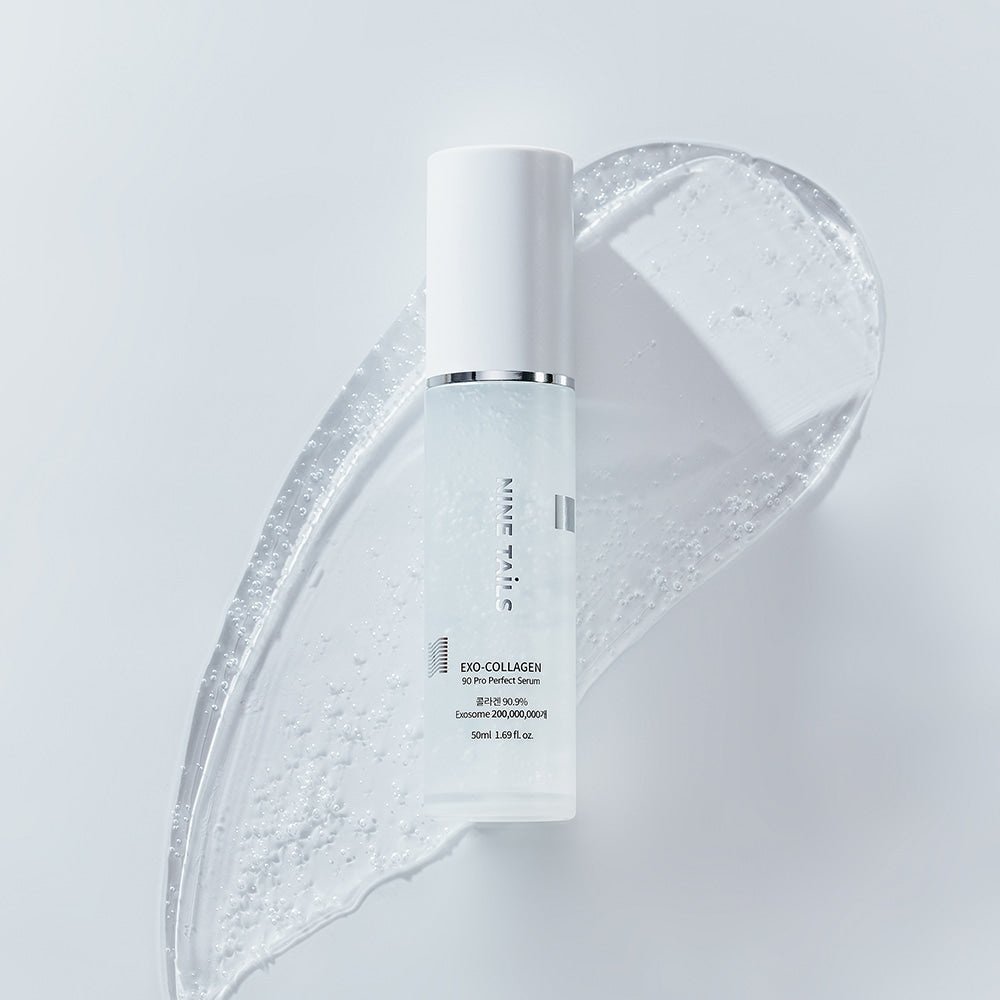 NINE TAILS EXO-COLLAGEN 90 Pro Perfect Serum – veido serumas su EXO kolagenu ir peptidais, 50 ml - Image 1