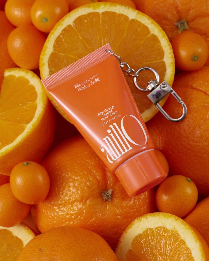 AnillO Bitter Orange Scented Hand Cream (Keychain) – rankų kremas, 25 ml - Image 2